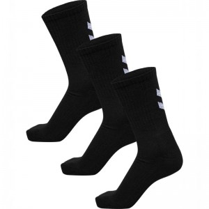 Hummel 3-packs Chevrons Sokken Heren Zwart | 155325-608