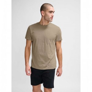 Hummel Active Co S/S T-shirts Heren Beige | 964882-431