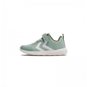 Hummel Actus Recycled Jr Sneakers Kinderen Olijfgroen | 176247-795
