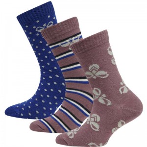 Hummel Alfie 3-pack Sokken Kinderen Roze | 263746-997
