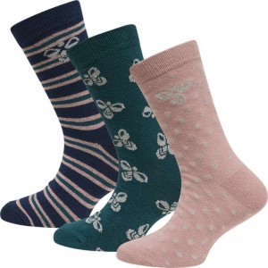 Hummel Alfie 3-pack Sokken Kinderen Roze | 526401-199