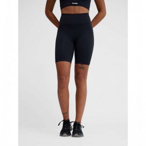 Hummel Alive Seamless High Waist Korte Broek Dames Zwart | 428896-958