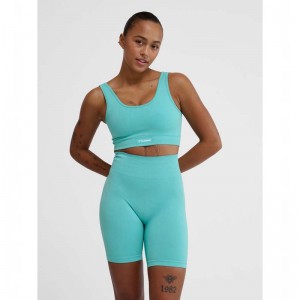 Hummel Alive Seamless Sport BH Dames Blauw | 159246-232