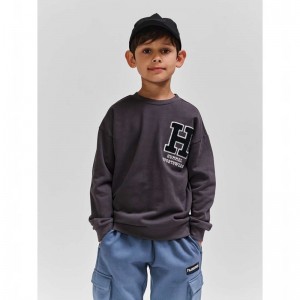 Hummel Allton Sweatshirts Kinderen Zwart | 911587-253
