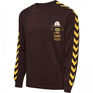 Hummel Archive Peanuts Sweatshirts Heren Chocola | 020604-281