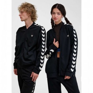 Hummel Archive Regular Poly Zip Jassen Heren Zwart | 263903-844