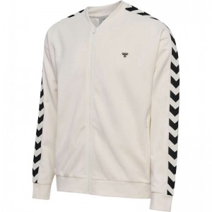 Hummel Archive Regular Poly Zip Jassen Heren Wit | 783257-394