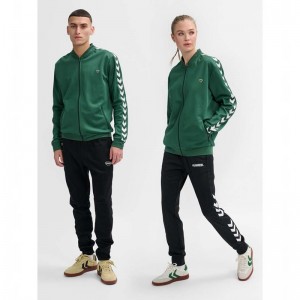 Hummel Archive Regular Poly Zip Jassen Heren Groen | 287322-818
