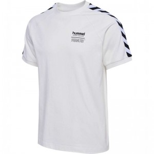 Hummel Archive S/S Peanuts T-shirts Heren Wit | 594705-982
