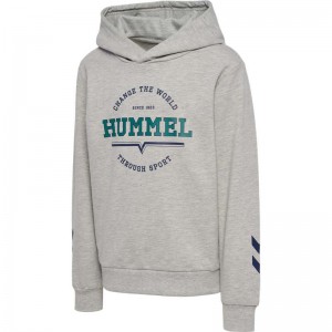 Hummel Asher Hardloopbroek Kinderen Grijs | 150846-339