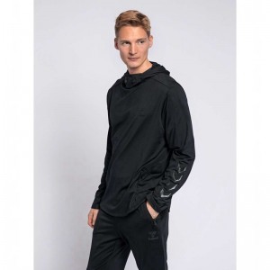 Hummel Aston Hoodie Heren Zwart | 709497-987