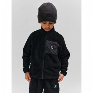 Hummel Atlas Fleece Zip Jassen Kinderen Zwart | 059002-974