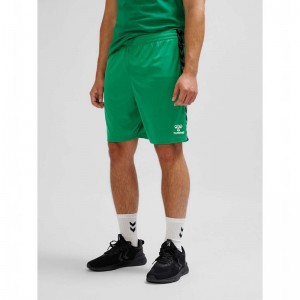 Hummel Authentic Pl Korte Broek Heren Groen | 899794-625