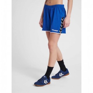 Hummel Authentic Poly Korte Broek Dames Blauw | 378339-179