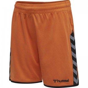 Hummel Authentic Poly Korte Broek Kinderen Oranje | 871481-873