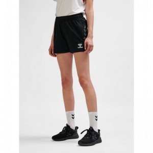 Hummel Authentic Woven Korte Broek Dames Zwart | 129872-982