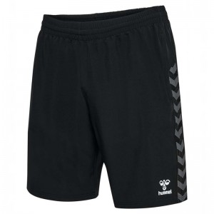 Hummel Authentic Woven Korte Broek Heren Zwart | 712452-318