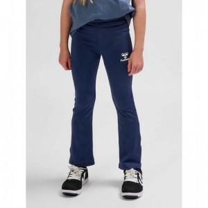 Hummel Aya High Rise Flare Broek Kinderen Zwart | 683071-245