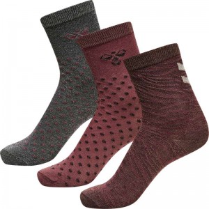 Hummel Beta 3-pack Sokken Kinderen Fuchsie | 246355-706