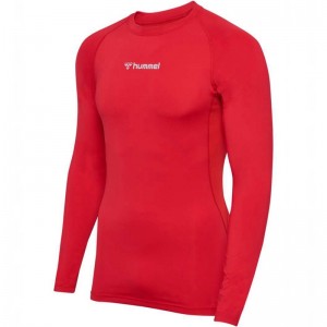 Hummel Bl Performance L/S Basislaag Heren Rood | 557969-610