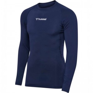 Hummel Bl Performance L/S Basislaag Heren Donkerblauw | 350553-009