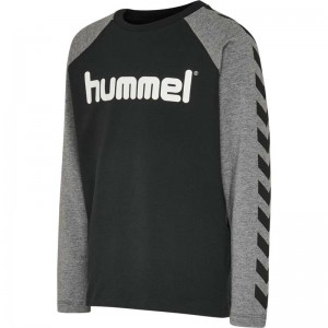 Hummel Boys L/S T-shirts Kinderen Zwart | 898077-023