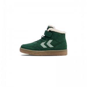 Hummel Camden Winter High Jr Sweatshirts Kinderen Groen | 787060-965