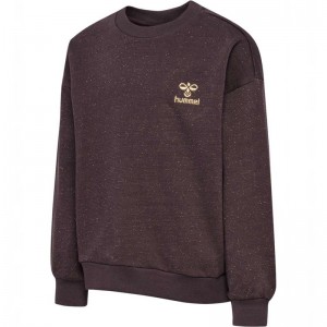 Hummel Carola Sweatshirts Kinderen Chocola | 621162-192