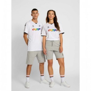 Hummel Change Football Jersey Heren Wit | 325597-893