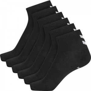 Hummel Chevron 6-pack Mid Cuts Broek Heren Zwart | 619561-301