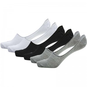 Hummel Chevron 6-pack No Shows Sokken Heren Wit | 099191-393