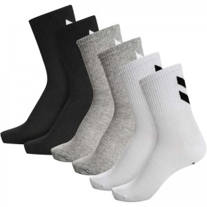 Hummel Chevron 6-packs Korte Broek Heren Wit | 982386-667