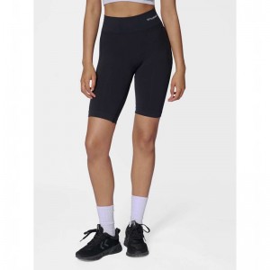 Hummel Clea Seamless Cycling Korte Broek Dames Zwart | 204788-344