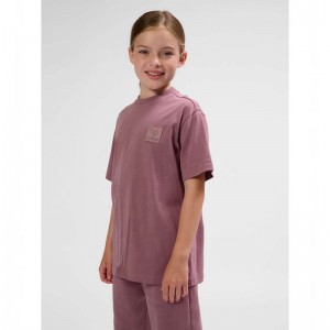 Hummel Clean S/S T-shirts Kinderen Roze | 800447-192