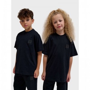 Hummel Clean S/S T-shirts Kinderen Zwart | 491986-239