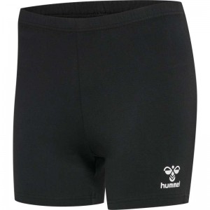 Hummel Core Volley Cotton Wo Korte Broek Dames Zwart | 797268-223