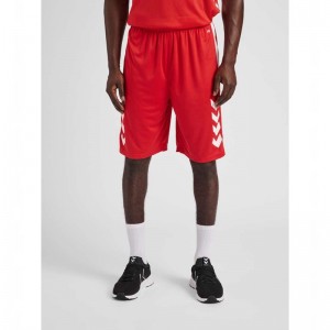 Hummel Core Xk Basket Korte Broek Heren Rood | 949178-589