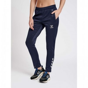 Hummel Core Xk Poly Broek Dames Donkerblauw | 364054-650