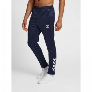 Hummel Core Xk Poly Broek Heren Donkerblauw | 131389-160