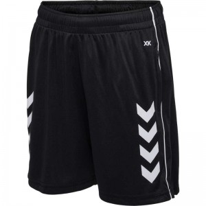 Hummel Core Xk Poly Coach Korte Broek Kinderen Zwart | 049491-689