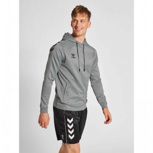 Hummel Core Xk Poly Hoodie Heren Grijs | 838746-806