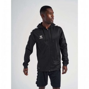 Hummel Core Xk Poly Hoodie Heren Zwart | 487860-969