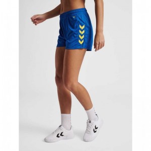 Hummel Core Xk Poly Korte Broek Dames Blauw | 383251-828