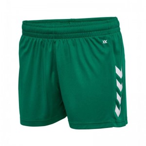 Hummel Core Xk Poly Korte Broek Dames Groen | 885769-076