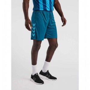 Hummel Core Xk Poly Korte Broek Heren Blauw | 040870-460