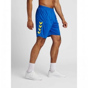 Hummel Core Xk Poly Korte Broek Heren Blauw | 210660-732