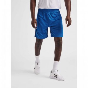 Hummel Core Xk Poly Korte Broek Heren Blauw | 368831-414