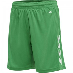 Hummel Core Xk Poly Korte Broek Kinderen Groen | 622504-283