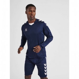 Hummel Core Xk Poly L/S Jersey Heren Donkerblauw | 585189-561