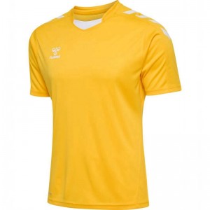 Hummel Core Xk Poly S/S Jersey Heren Geel | 469804-929